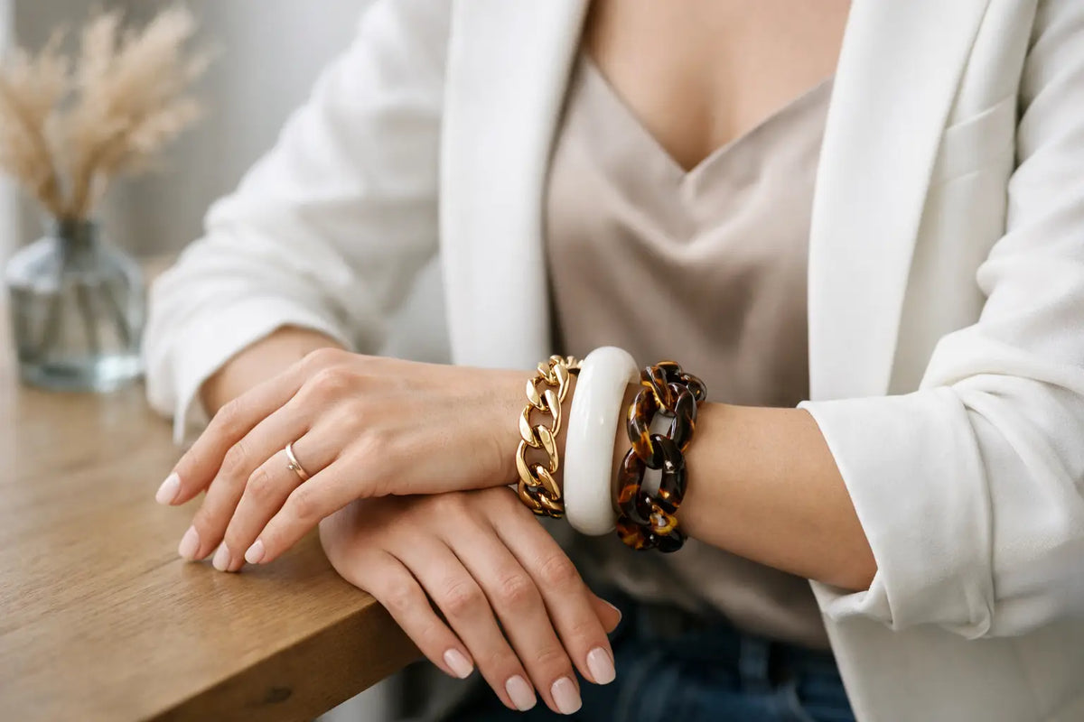 How to Wear Chunky Bracelets Without Overdoing It