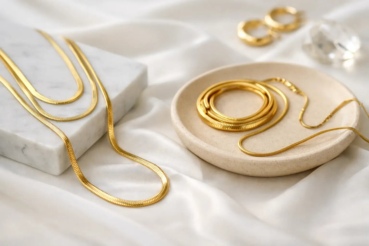 Gold Plated Snake Chain Necklace Style Guide