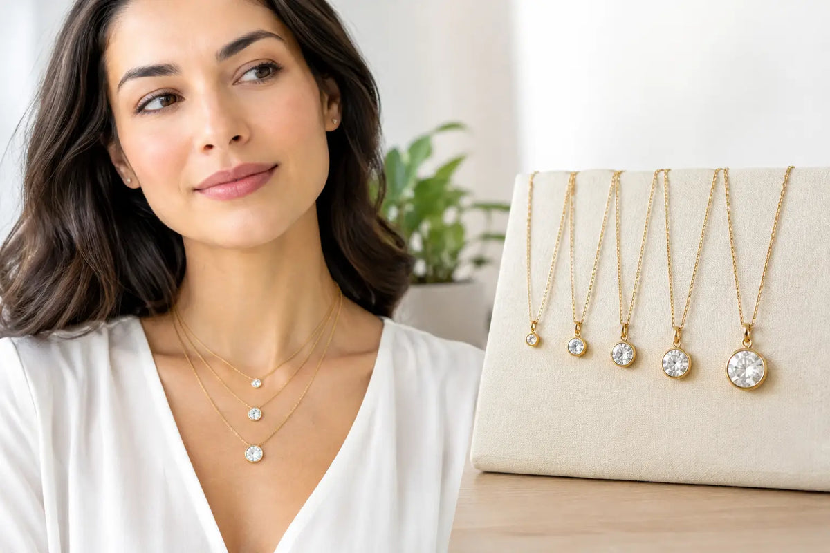 Guide to Pendant Necklace Sizes That Look Right