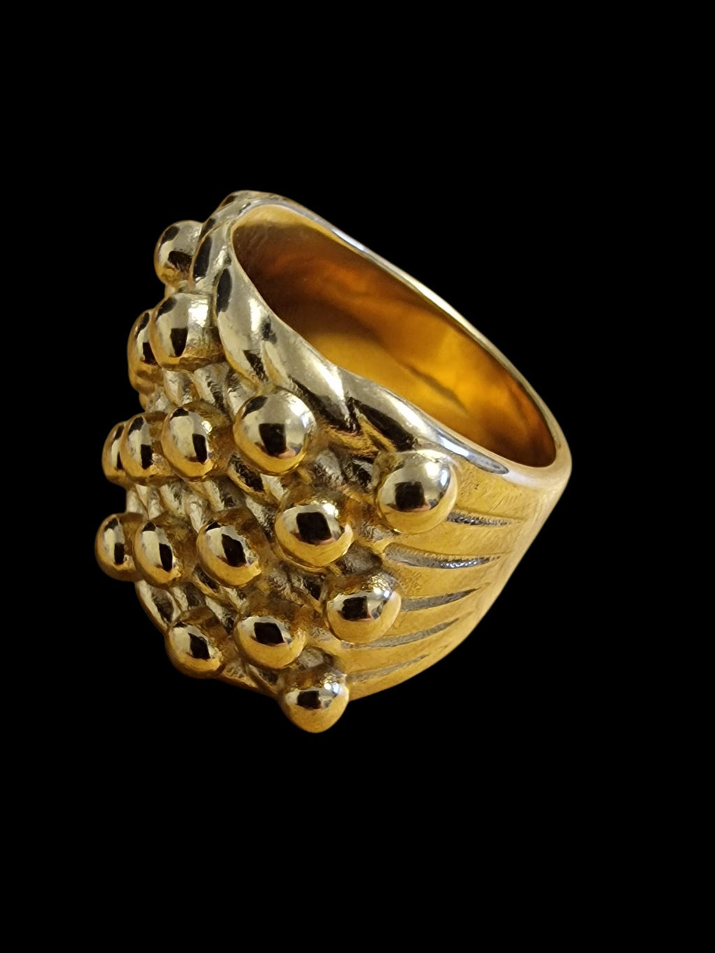 Gold Plated Keeper Ring