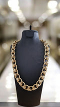 25" Gold Plated Roller Ball Chain