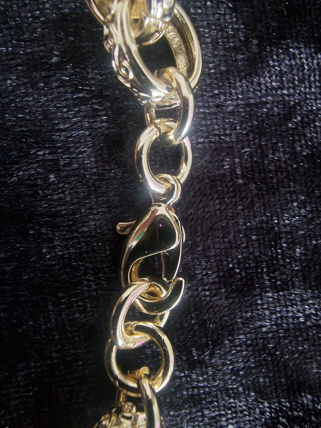 Gold Plated Gypsy Belcher Charm Bracelet Romany Bling Gypsy Wagon , Bird Cage