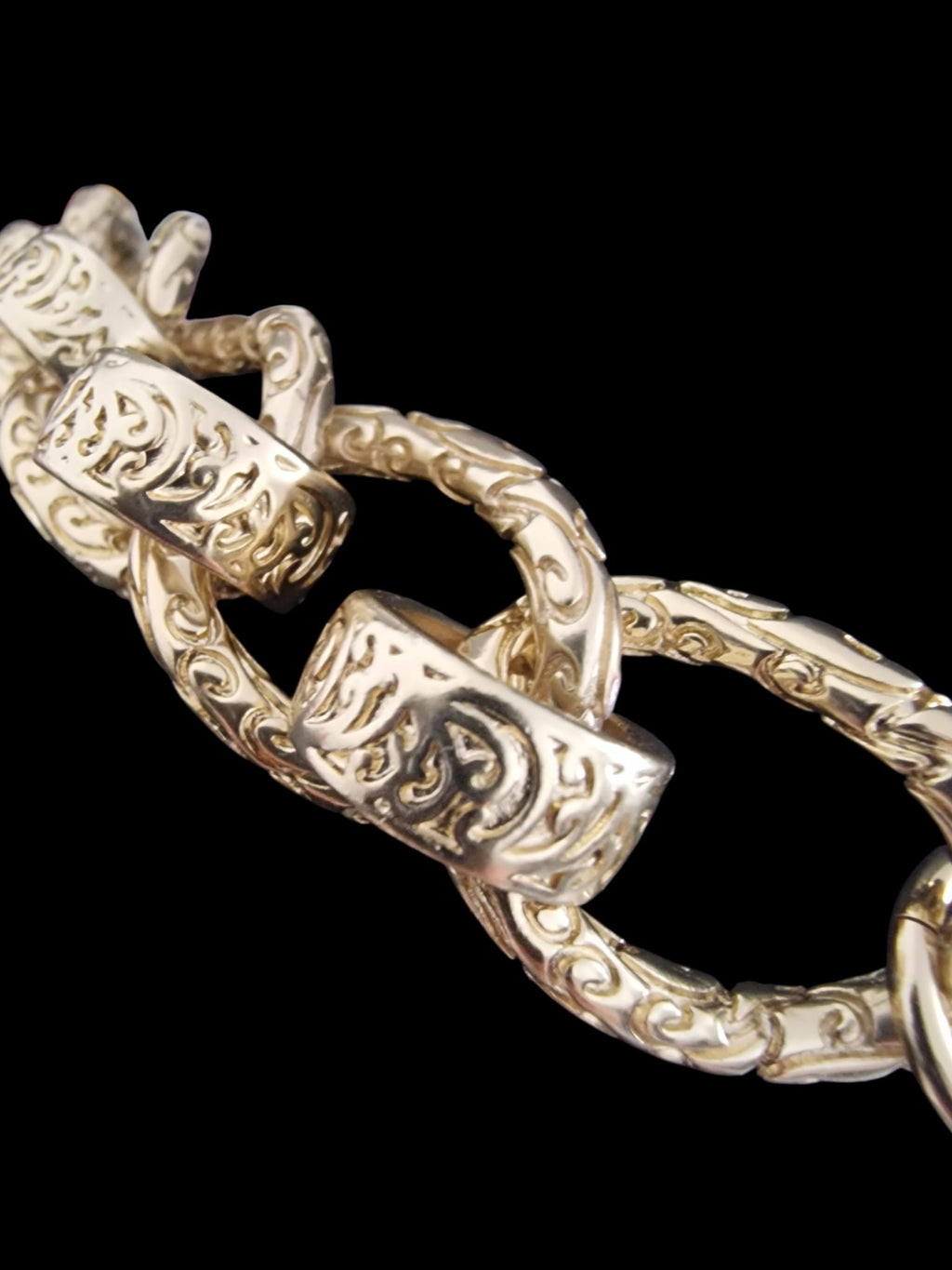 25" Gold Plated Roller Ball Chain