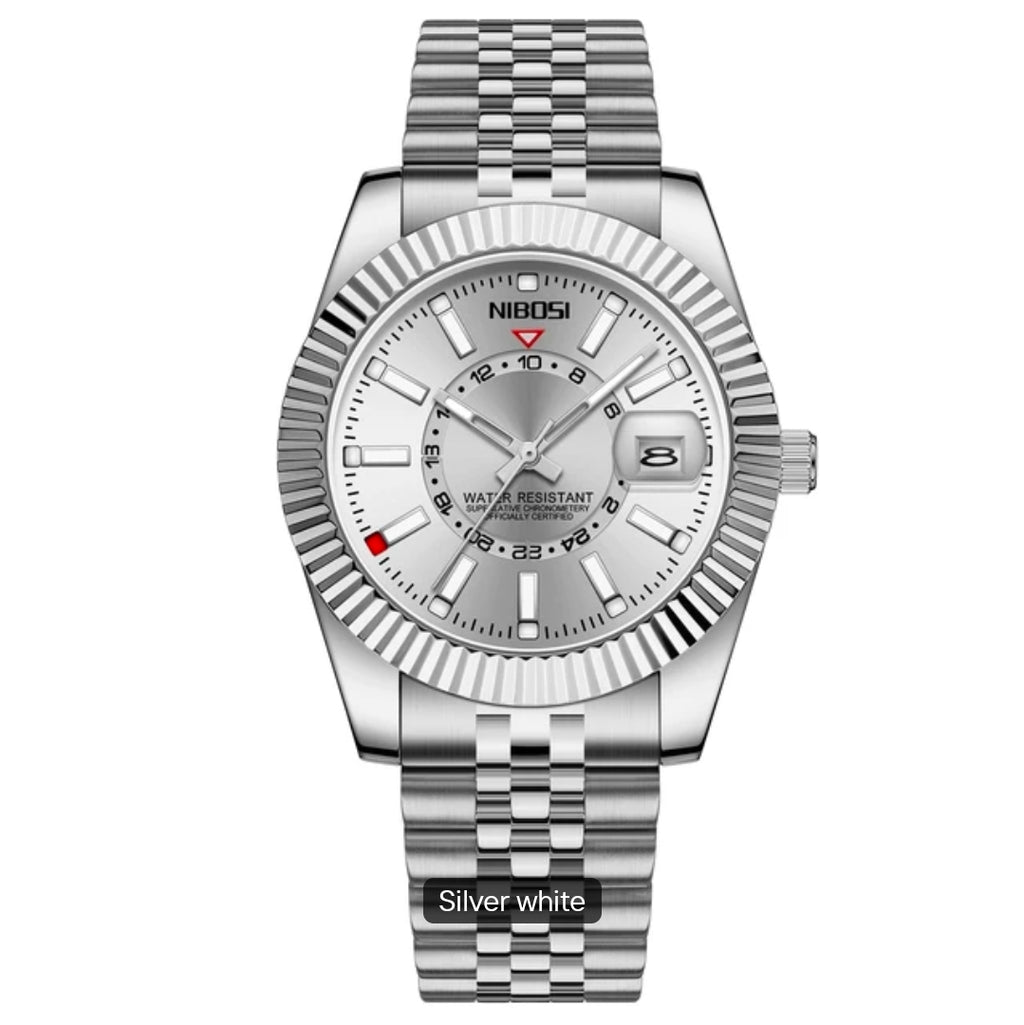 Stainless Steel Watch | 40mm | Gift Box Included
