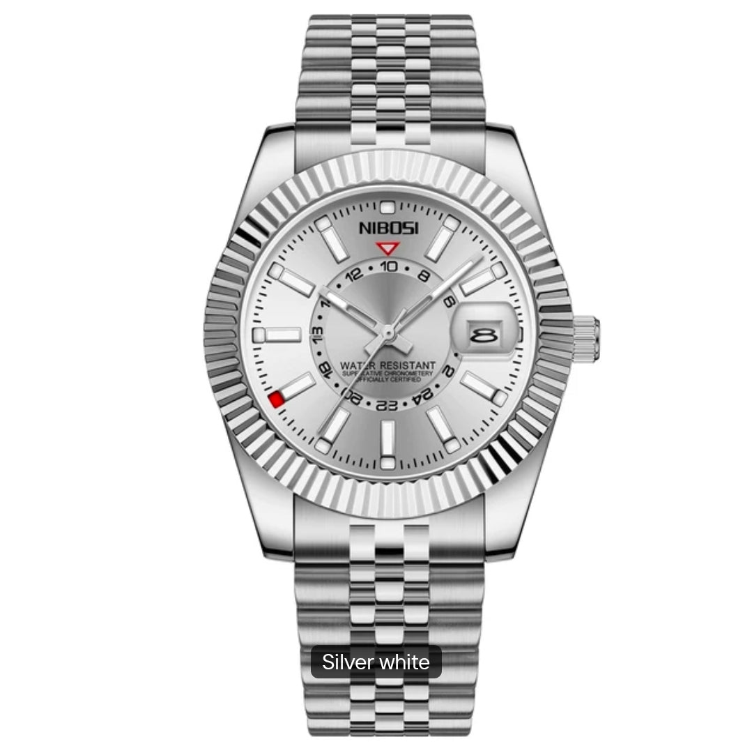 Stainless Steel Watch | 40mm | Gift Box Included