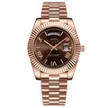 Nibosi 40mm Day Date Watch – Quartz