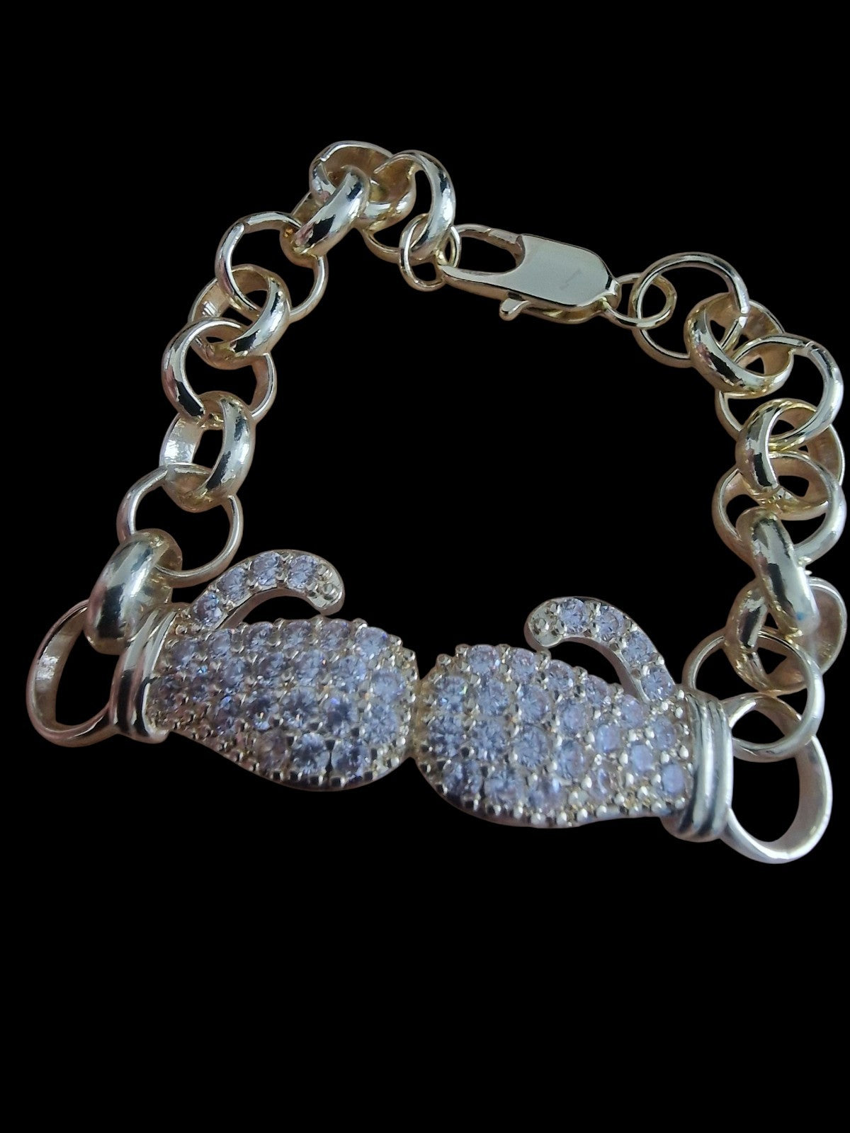 Gold Plated Belcher Boxing Glove Bracelet