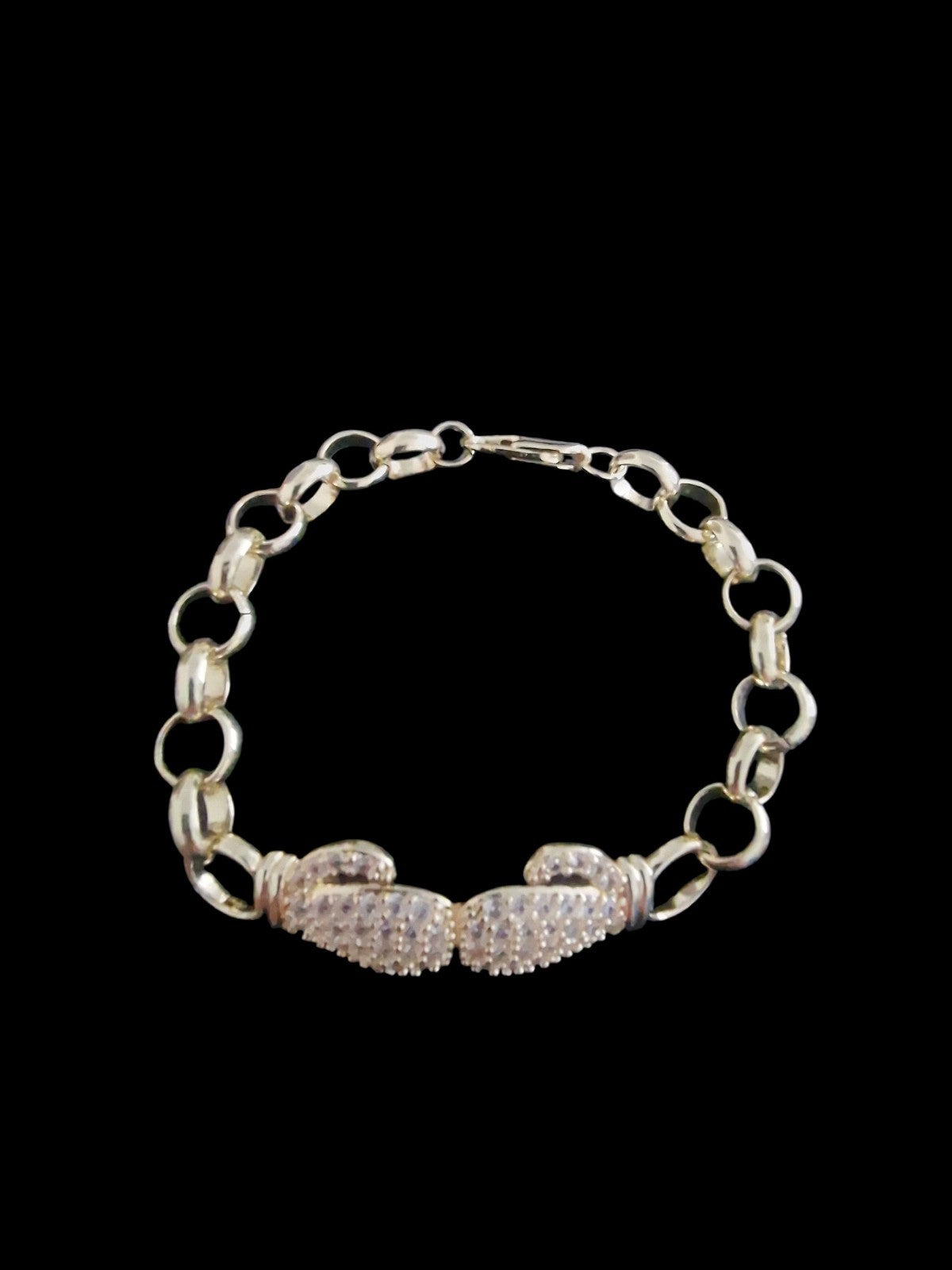 Gold Plated Belcher Boxing Glove Bracelet