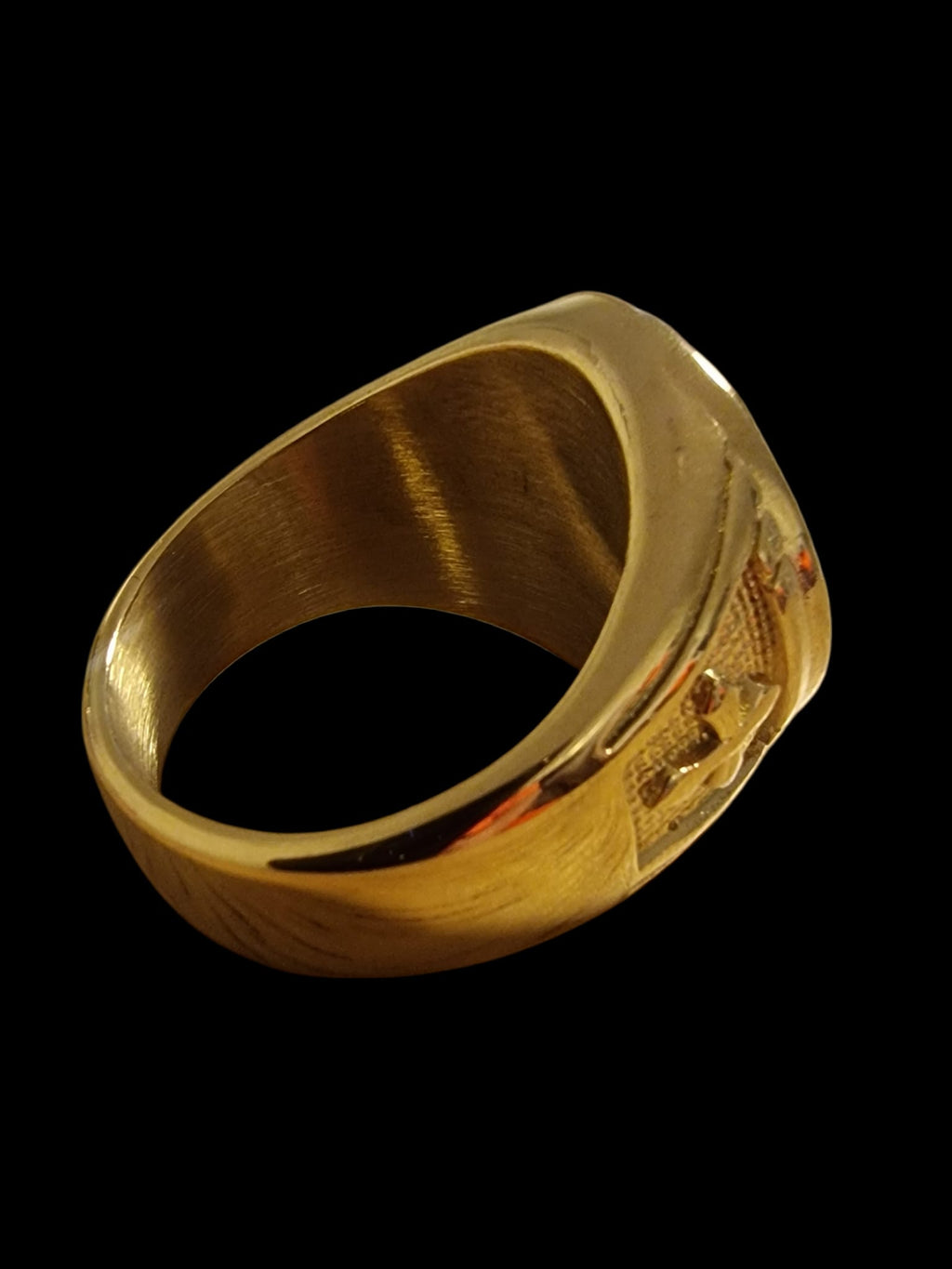 Gold Plated Sovereign Style Ring