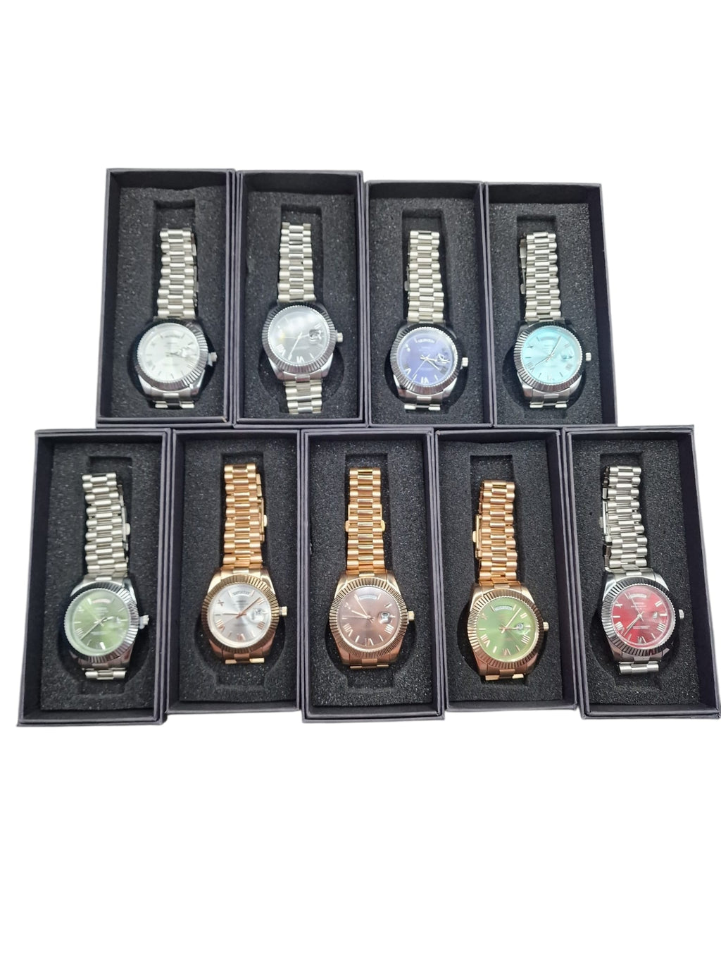 Nibosi 40mm Day Date Watch – Quartz
