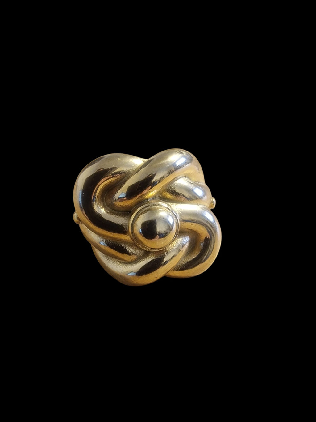 Gold Plated Knot Ring