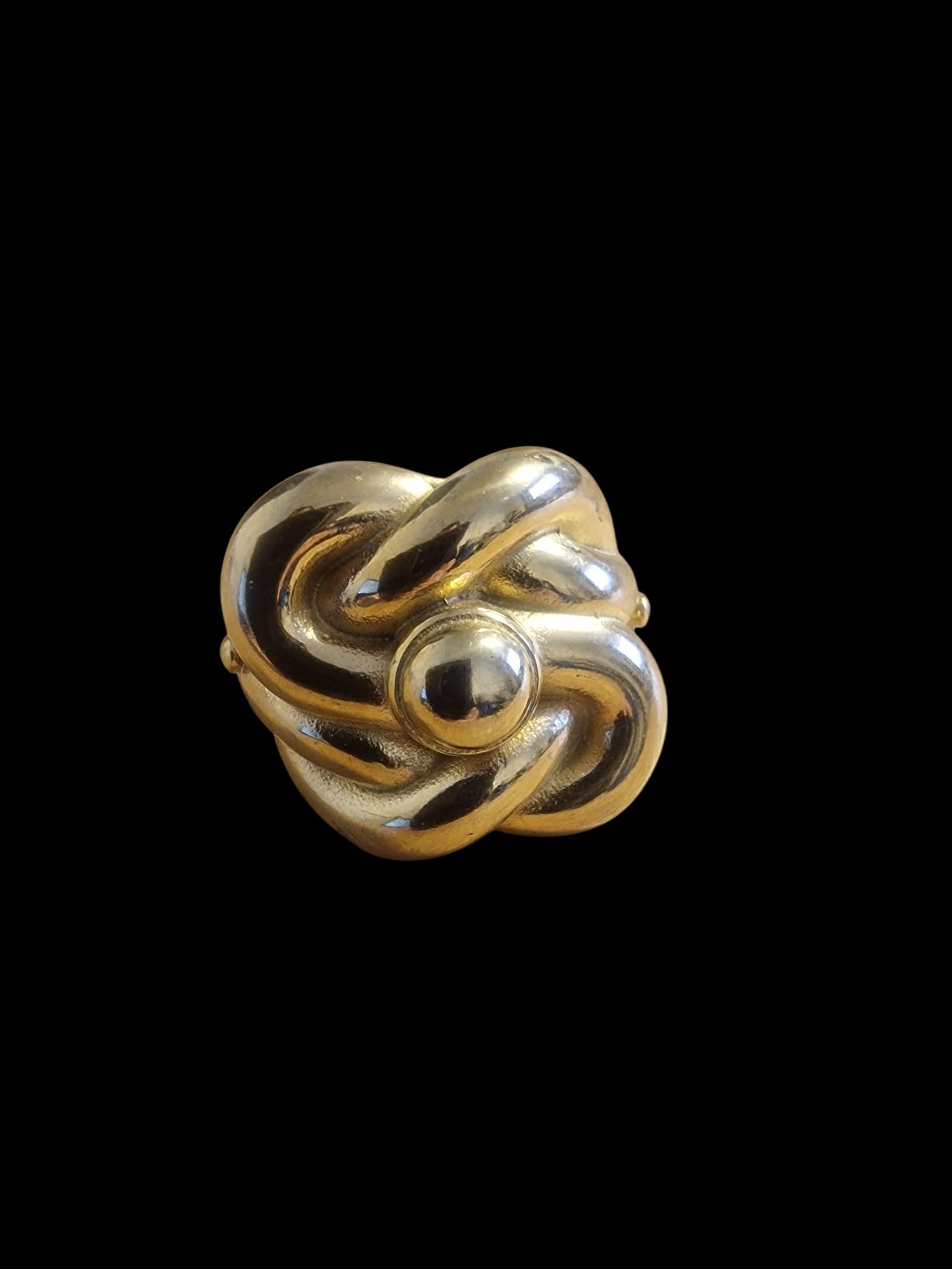 Gold Plated Knot Ring