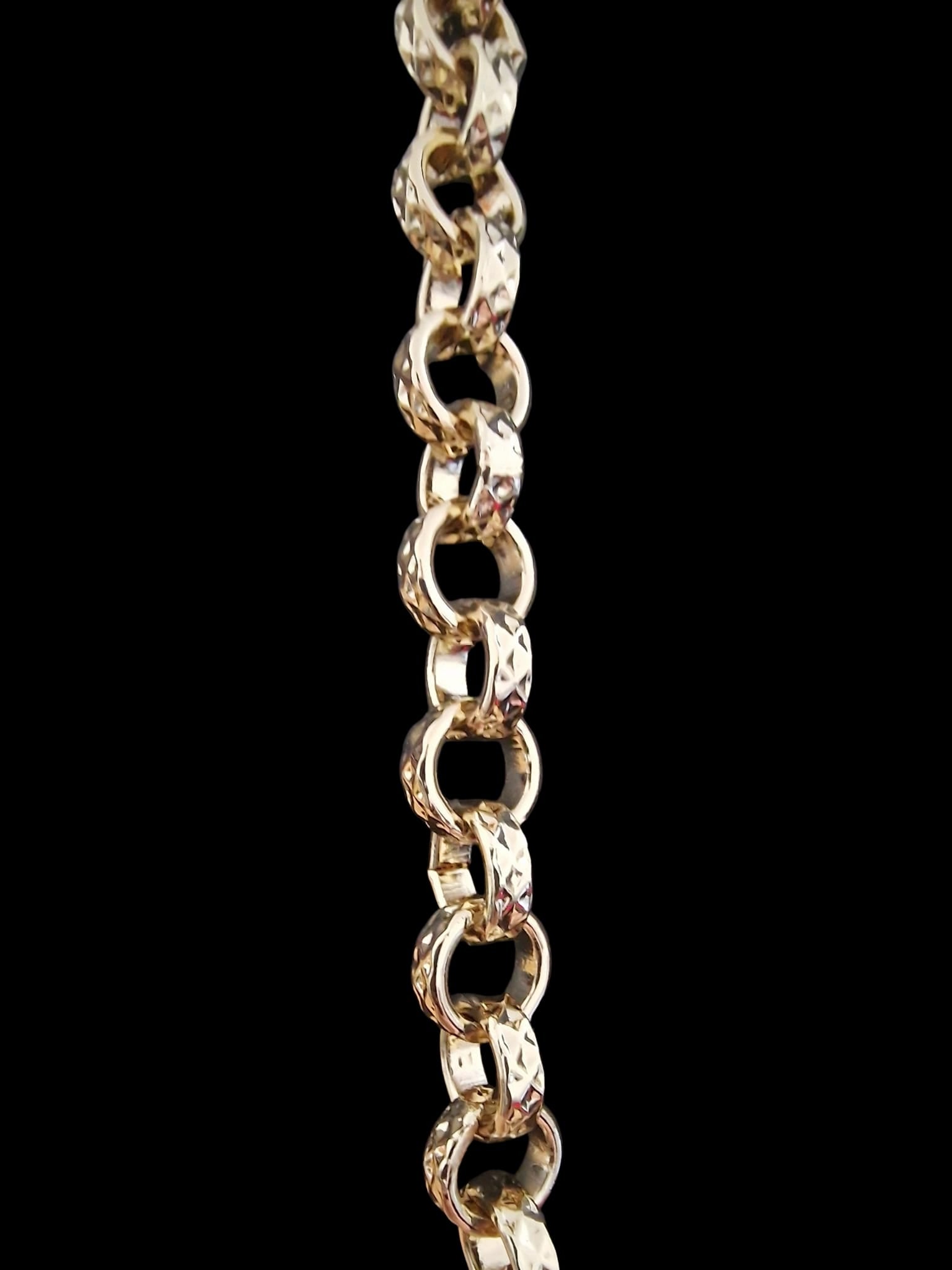 24" Gold Plated Belcher Chain & Number 1 Dad Pendant