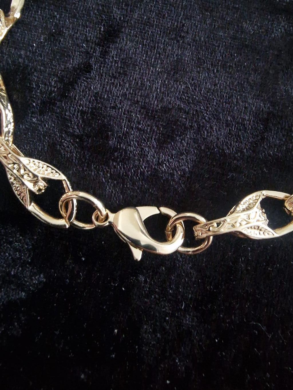 Scalloped Iced Out Cross & 24" Gold Plated Chain Set