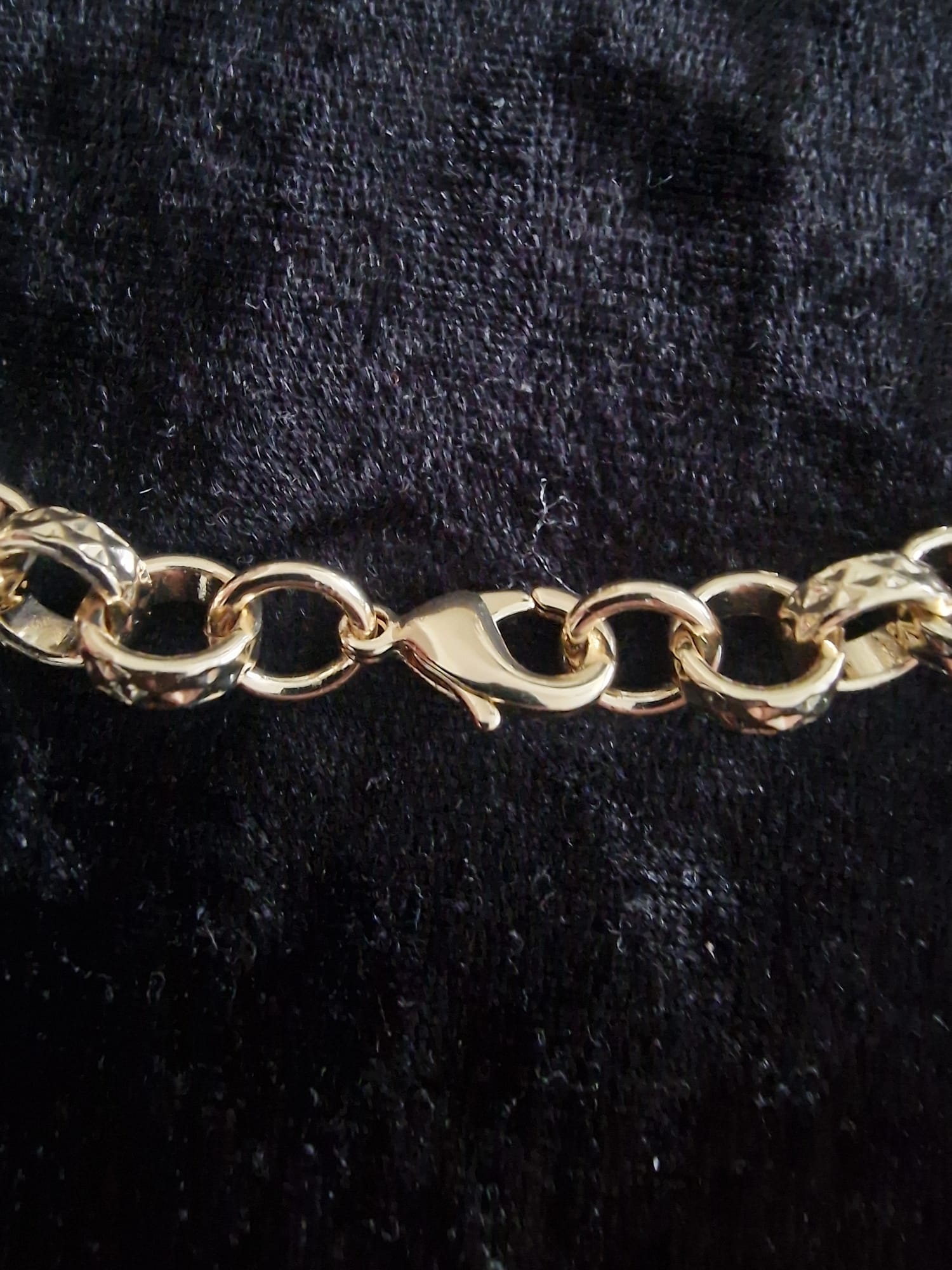 Fully Iced Out Cross Pendant & 24" Gold Plated Chain Set