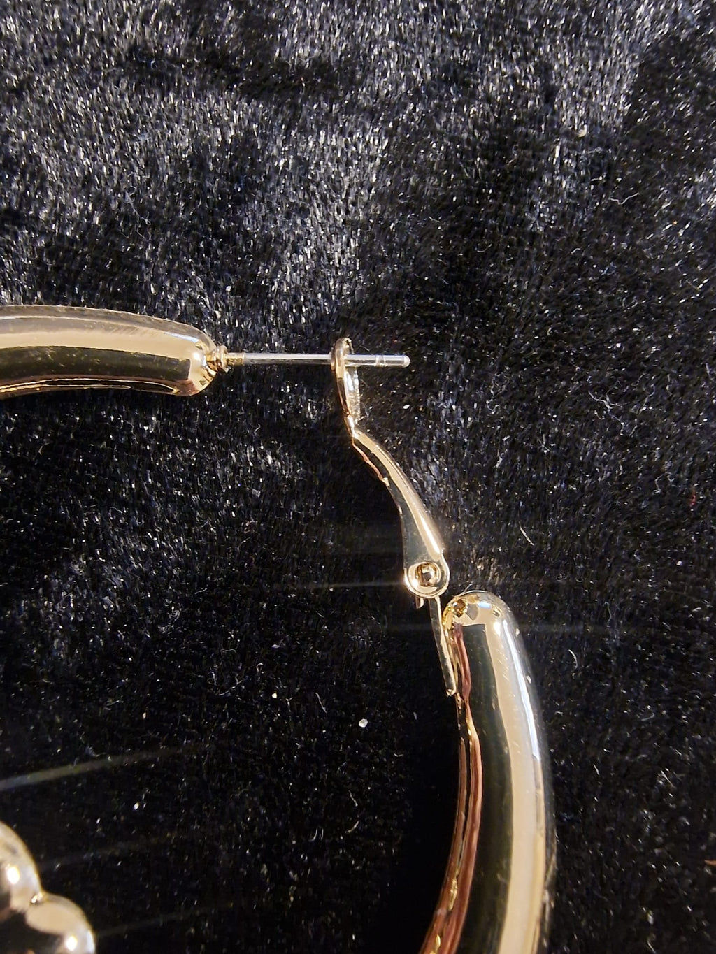 Large Gold Plated Claddagh Hoop Earrings — 60mm