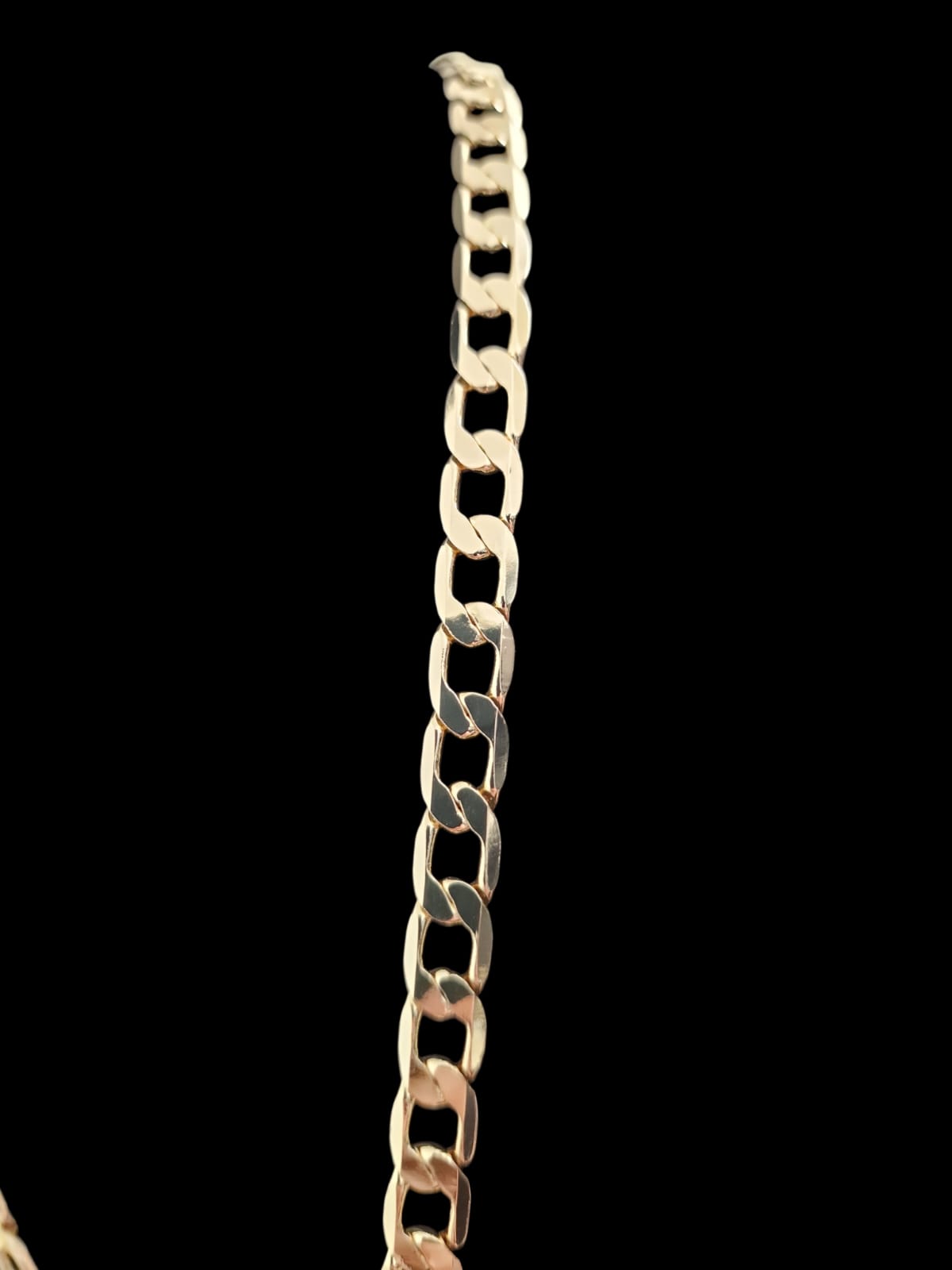 Gold Plated Curb Chain & Kids Rag Doll Pendant – 5mm / 8mm