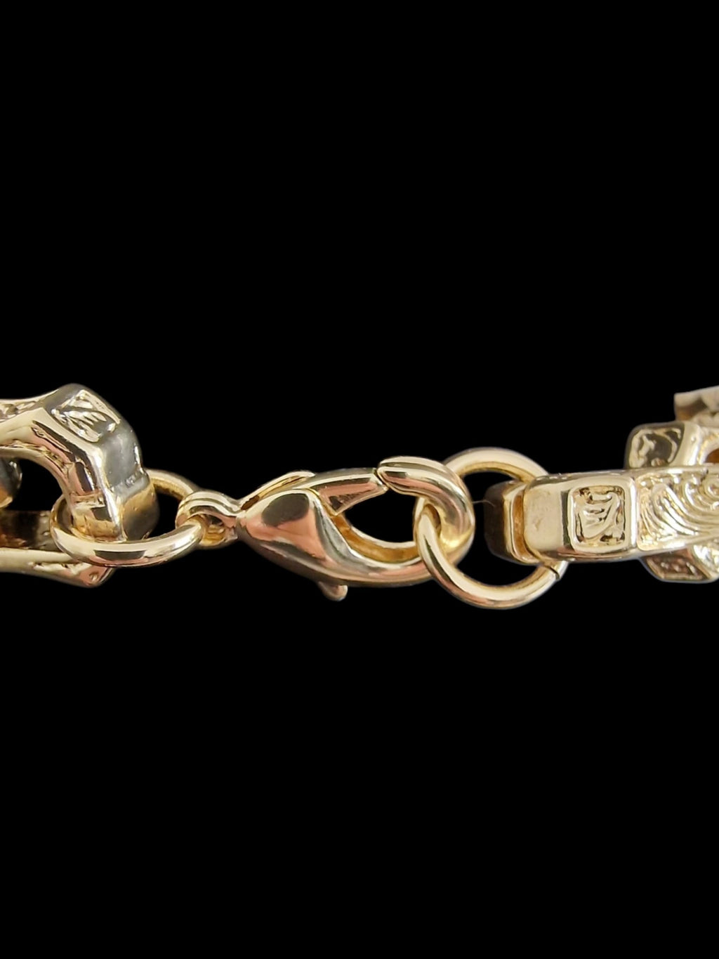 12mm Gold Plated Gypsy Box Link Chain & Bracelet