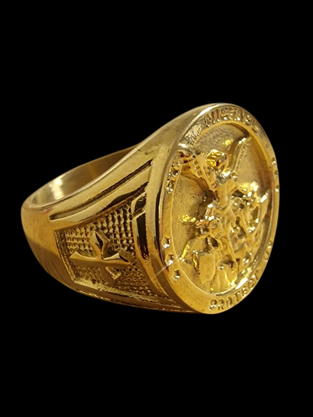 Gold Plated Sovereign Style Ring
