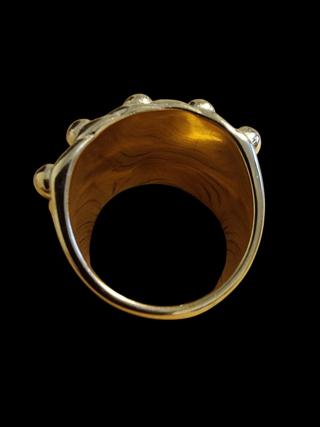 Gold Plated Keeper Ring