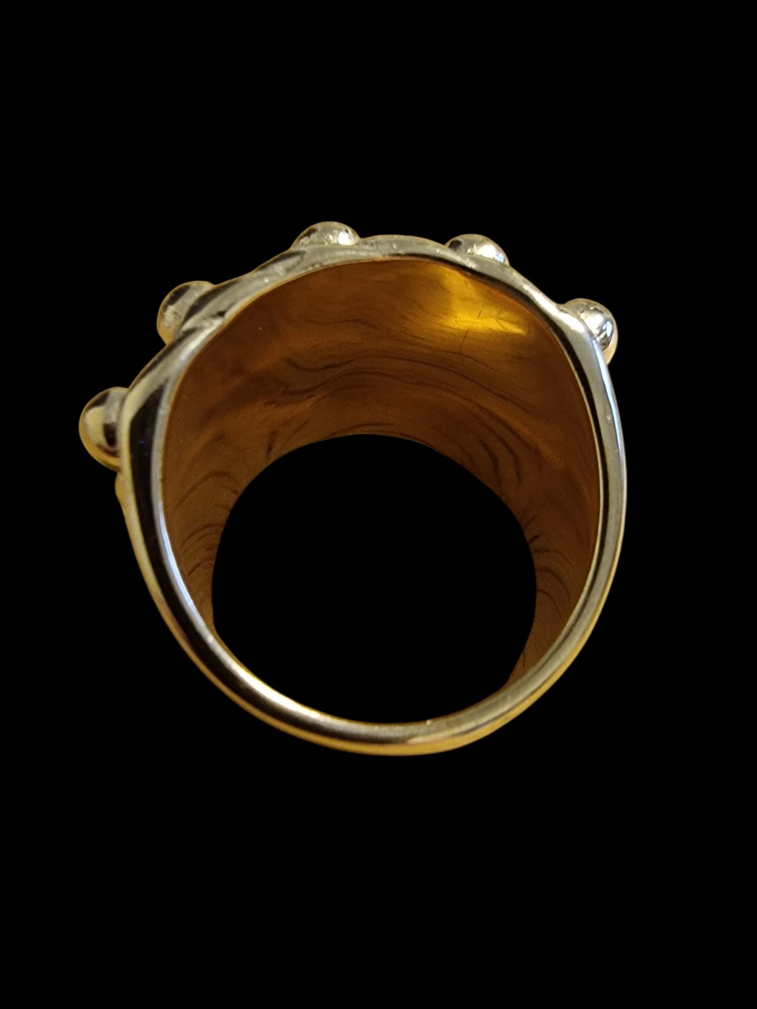 Gold Plated Keeper Ring