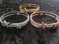 Encrusted Butterfly Bangle