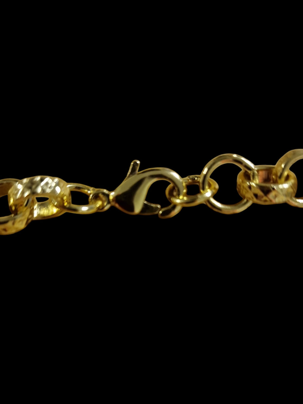 Gold Plated Belcher Chain & Large Dolphin Pendant