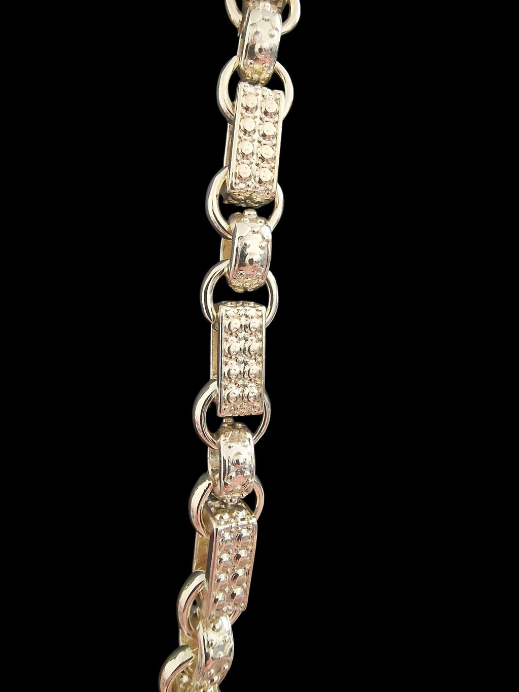 24" (10mm) Gold Plated Gypsy Belcher Chain, matching bracelet available