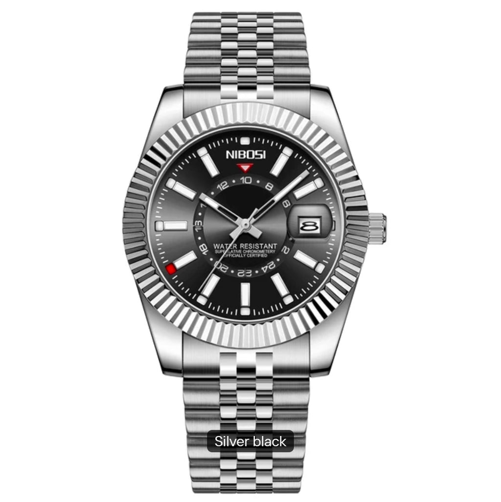 Stainless Steel Watch | 40mm | Gift Box Included