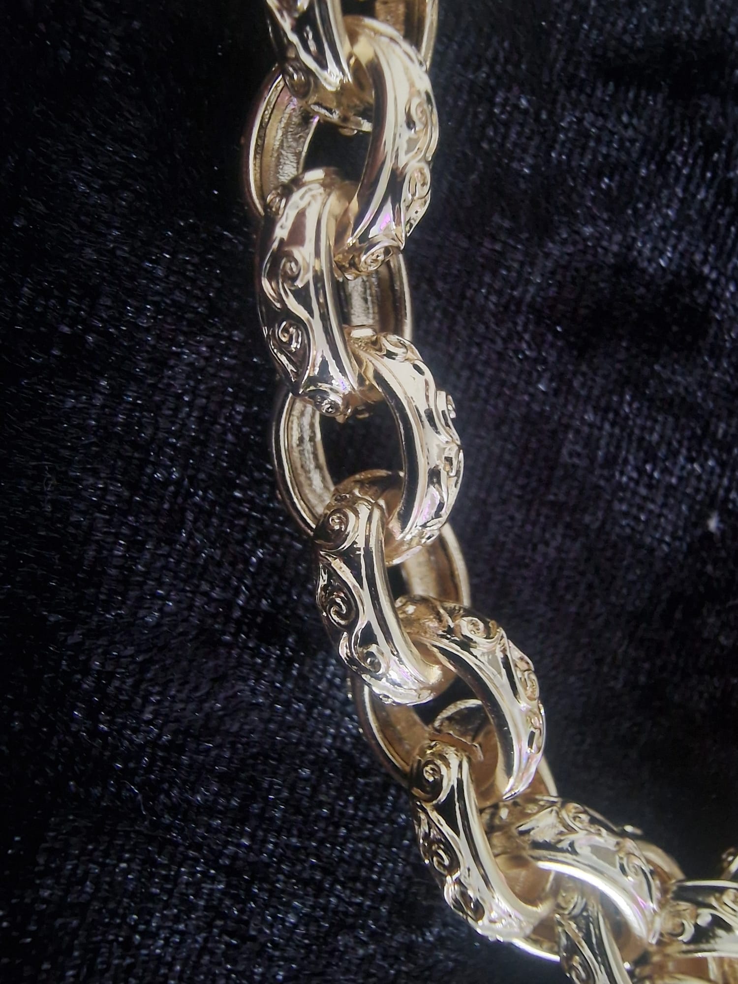 Gold Plated Gypsy Belcher Charm Bracelet Romany Bling Gypsy Wagon , Bird Cage